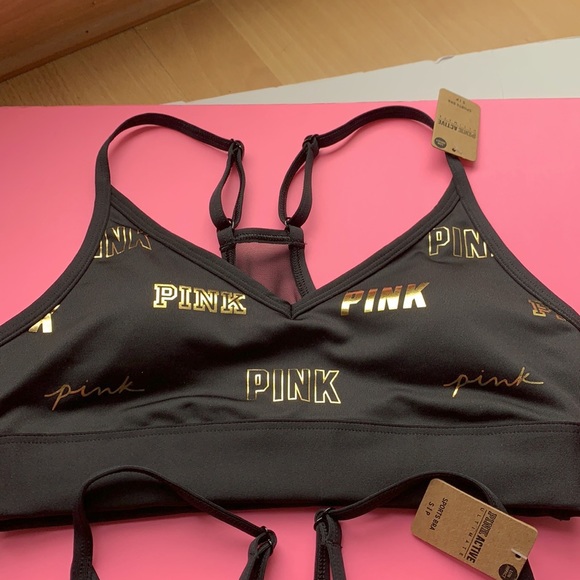 PINK VICTORIA’S SECRET SPORTS BRAS - Picture 3 of 11